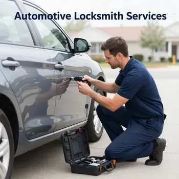 Automotive locksmith in Longmeadow MA providing car lockout and key replacement services