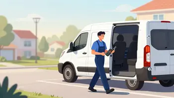 Professional automotive locksmith technician from Locksmith Springfield servicing vehicles