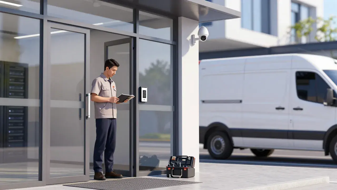 Commercial locksmith in Springfield providing secure lock and access control solutions for businesses